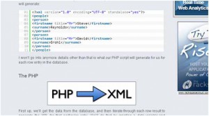 PHP/XML into jQuery