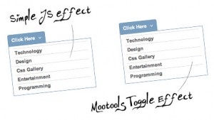 Two CSS Vertical Menu with Show/hide Effects