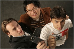 Chad Hurley, Steve Chen, and Jawed Karim