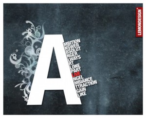 typography posters