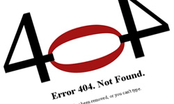 error 404 page