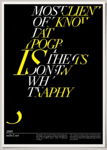 typography posters