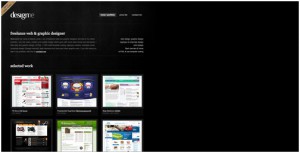 minimal website design
