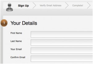 login form