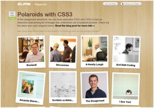 Polaroids with CSS3