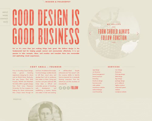 typography within web design