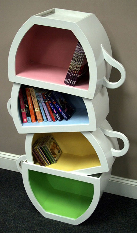 creative bookshelf design