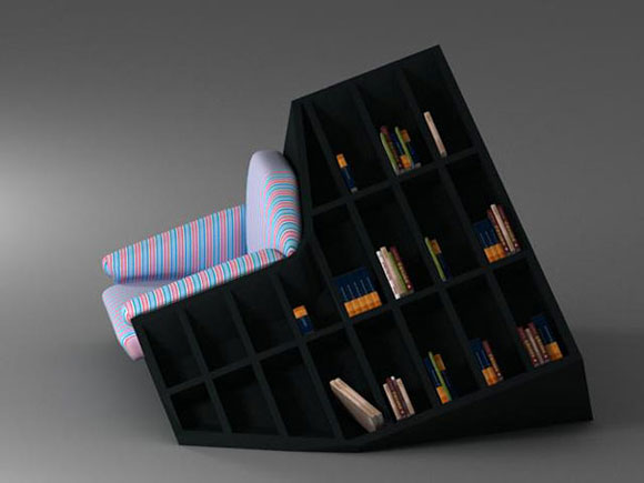 creative bookshelf design