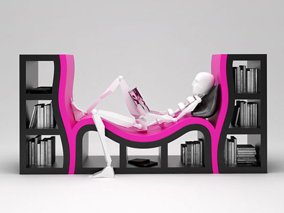 creative bookshelf design