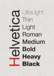 Helvetica Typography Poster