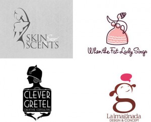 woman inspired logo designs
