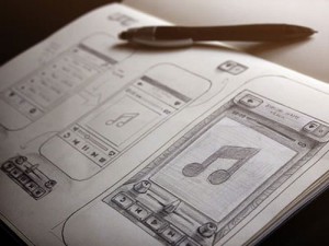 wireframe sketch