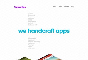 typographic website