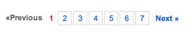 Flickr style pagination
