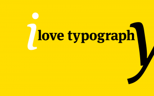 typographic wallpapers