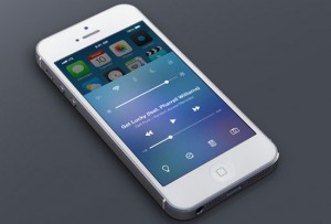 iOS 7 Control Center Redesign by Michael Boswell