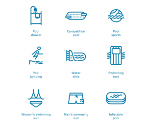 50 FREE Swimming Pool Icons – Web Design Fact